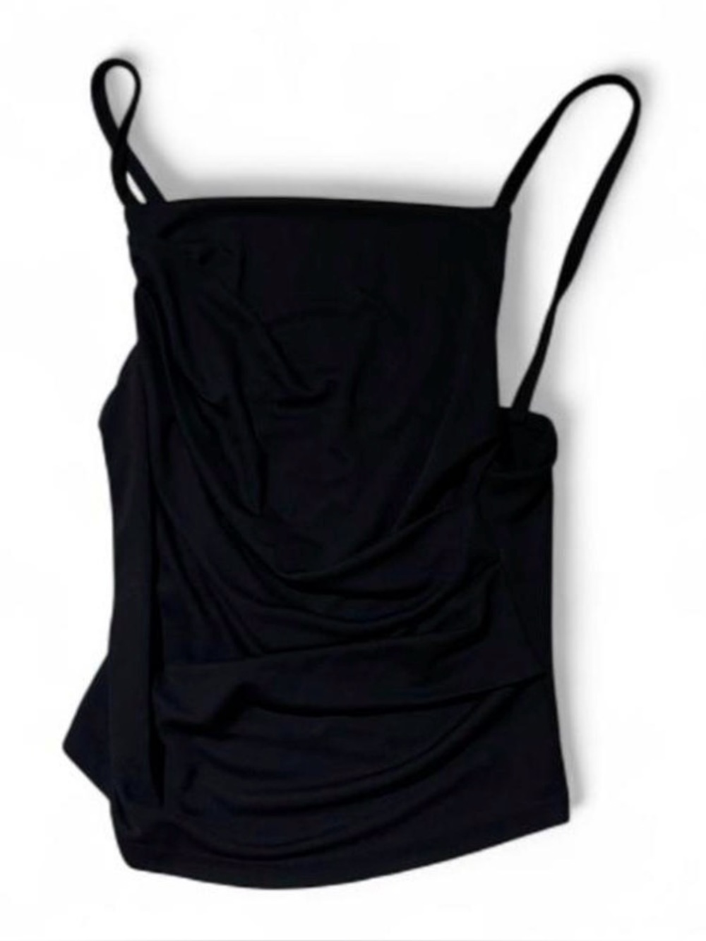 💫Black Ruched Cami Going Out Top